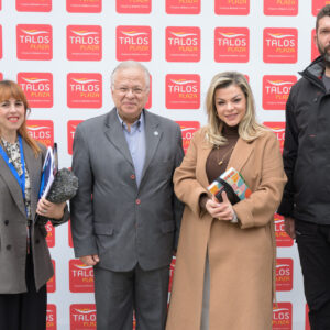 Ο Ιδρυτής και πρόεδρος του οργανισμού το Χαμόγελο του Παιδιού κος. Γιαννόπουλος στο Talos Plaza